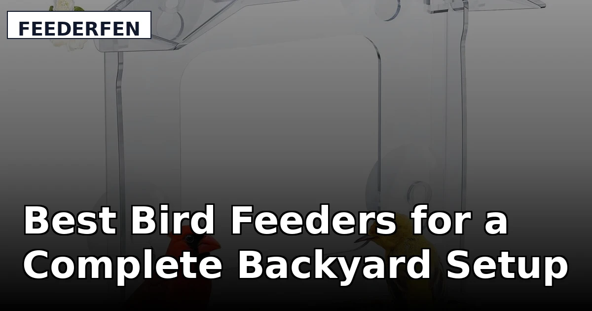 Best Bird Feeders for a Complete Backyard Setup