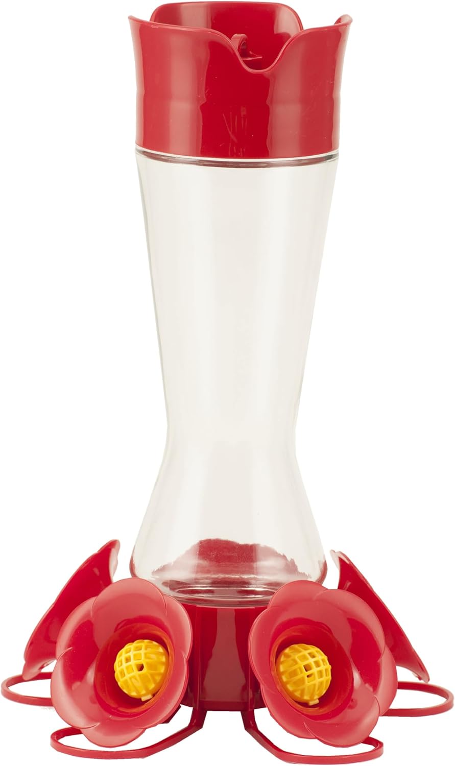 Perky-Pet Favored Pinch-Waist Glass Hummingbird Feeder, 16 oz Capacity