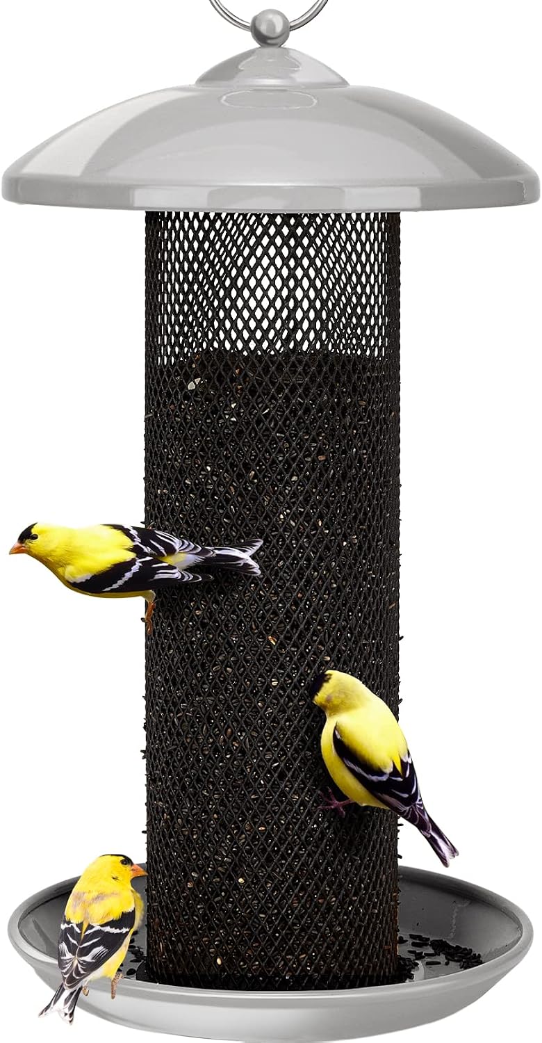 [Kingsyard Finch Feeders for Outdoors Hanging, Metal Mesh Tube Bird Fee (B0BFF46GVJ)](/dp/B0BFF46GVJ)