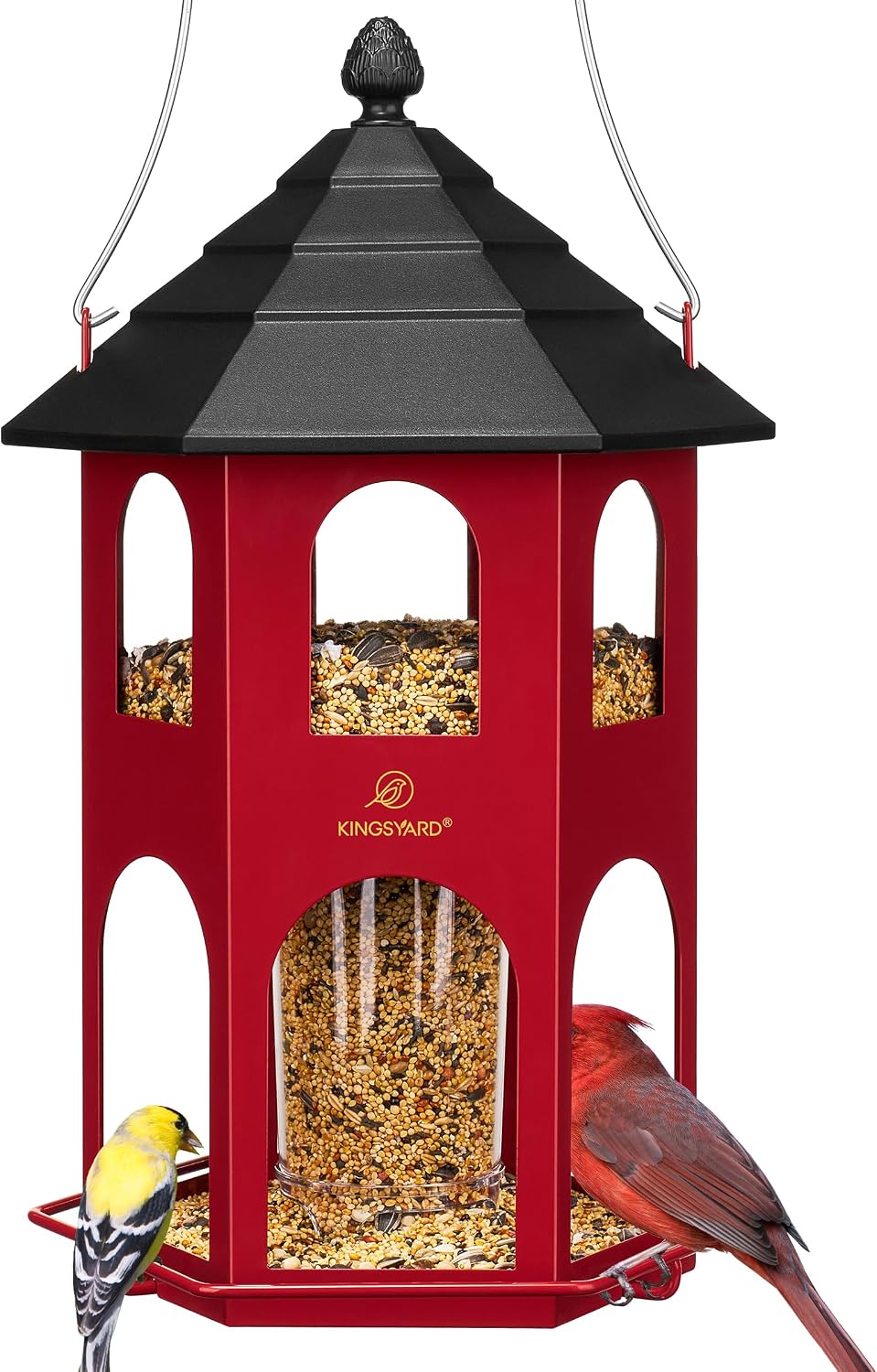 Kingsyard Metal Bird Feeder (B0BFF5RFFP)