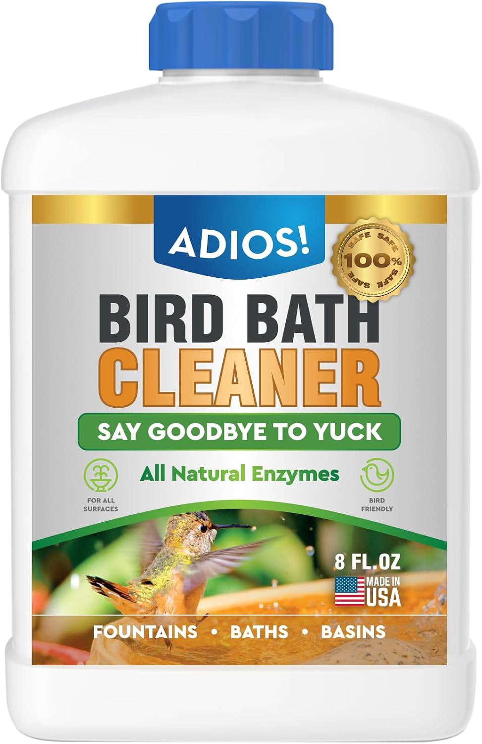 ADIOS! Bird Bath Cleaner (B0BS1XHQGL)