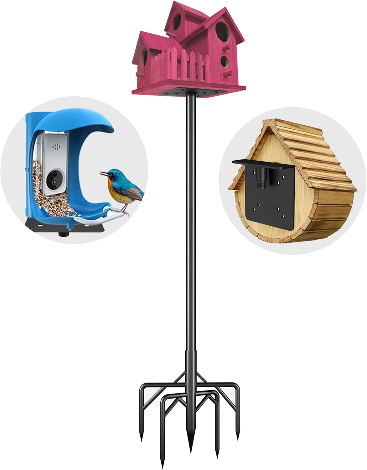 Bird Feeder Pole Kit (B0BYYLXWX4)